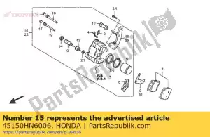 Honda 45150HN6006 subassy compasso de calibre, - Lado inferior
