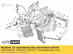 Qui puoi ordinare tubo di sfiato collettore a vite da Piaggio Group , con numero parte AP8144094: