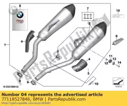 Ici, vous pouvez commander le écran thermique en carbone hp, gauche auprès de BMW , avec le numéro de pièce 77118527846: