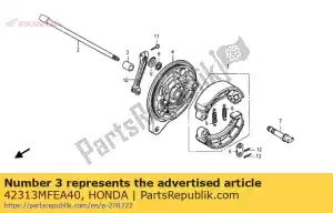 Honda 42313MFEA40 ko?nierz, panel brk - Dół