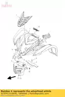 3D5F41310000, Yamaha, déflecteur 1 yamaha yfm yfmx wolverine x 350 24, Nouveau