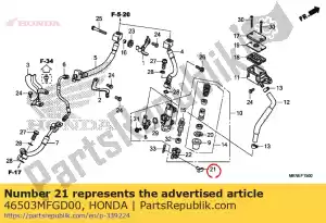 honda 46503MFGD00 comp. perno, asta freno - Il fondo