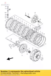 Here you can order the gear assy,prima from Suzuki, with part number 2120010H00: