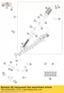 ktm 78105009000 rura wydechowa exc w. lambda - Dół