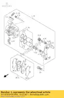 5910005H00999, Suzuki, caliper assy, ??fr suzuki an burgman  a za an400aza 400 , Nuovo