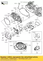 140310093, Kawasaki, pokrywa-generator, wewn?trzna vn1700c9 kawasaki vn vulcan 1700 2009 2010 2011 2012 2013 2014 2015 2016, Nowy