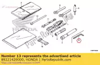 89221429000, Honda, chave, hex., 5 mm honda  (d) japan jc61-100 (l) japanese domestic / nc29-100 cb cbr clr crf fes fjs fmx fx gl nc nes nsa nt nx r nc21-100 (g) japan riii nc24-102 (j) japan rr (p) rvf sh slr st trx vf vfr vt vtr vtx xl xr 125 150 250 300 400 420 450 500 520 600 650 680 700 , Novo