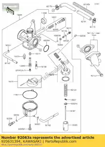 Kawasaki 920631394 jet-main, # 72 - Lado inferior