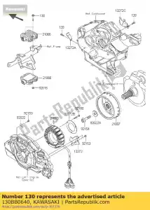 kawasaki 130BB0640 comune flangiato a bullone - Il fondo