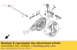 Tutaj możesz zamówić brak opisu w tej chwili od Honda , z numerem części 43410GN1760:
