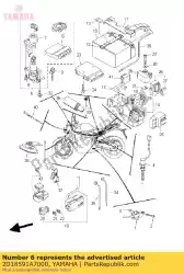 Aqui você pode pedir o conjunto da unidade de controle do motor em Yamaha , com o número da peça 2D18591A7000: