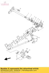 yamaha 905082601500 veer, torsie - Onderkant