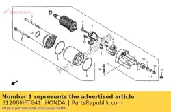 Ici, vous pouvez commander le aucune description disponible pour le moment auprès de Honda , avec le numéro de pièce 31200MFT641: