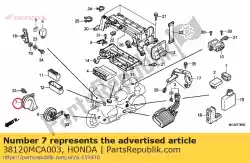 Ici, vous pouvez commander le corne assy. (faible) auprès de Honda , avec le numéro de pièce 38120MCA003: