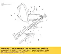 1B001445, Piaggio Group, bus aprilia scarabeo 100 2014, Nieuw