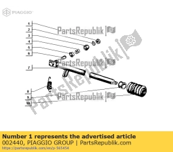 Aprilia 002440, Self locking nut m10, OEM: Aprilia 002440