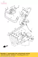 13S146102000, Yamaha, gruppo tubo di scarico 1 yamaha yzf r 600 2010 2011 2012 2013 2014 2015 2016, Nuovo