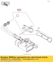 999940579, Kawasaki, Acc.cover,tailpipe chrom en650 kawasaki  vulcan 650 2015 2016 2017 2018 2019 2020 2021, New