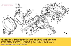 Honda 77220MBL730ZE motorkap, r zee * nh138 * - Onderkant