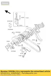 kawasaki 920281921 bushing,connecting ro zr750-f1 - Bottom side