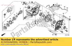 afstandsstuk f, ringwiel (2. 12) van Honda, met onderdeel nummer 41545HA0000, bestel je hier online: