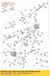 Ici, vous pouvez commander le capteur tps cvrd43 440mm 02-05 auprès de KTM , avec le numéro de pièce 60031077000: