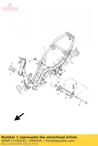 yamaha 5RWF11102033 komp. ramek. - Dół