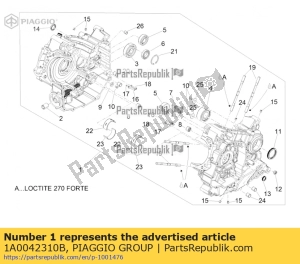 aprilia 1A0042310B carter, para ?b? - Dół