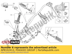 Aprilia AP8102412, Kit di blocco, OEM: Aprilia AP8102412