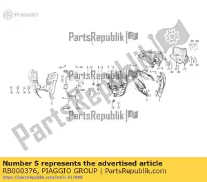 Piaggio Group RB000376 beschermingsstuk - Onderkant