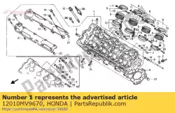 Here you can order the no description available at the moment from Honda, with part number 12010MV9670: