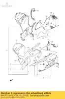 9447015H20YKY, Suzuki, cubierta, carenado suzuki gsx 1300 2014, Nuevo