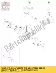 Aqui você pode pedir o pistão i cpl. 150 em KTM , com o número da peça 51630007000I: