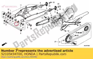 honda 52105K94T00 colarinho, r. pivô do braço oscilante - Lado inferior