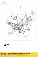 23P1393A0000, Yamaha, tubo, int. yamaha  xt 1200 2010 2011 2012 2014 2015 2017 2019 2020 2021, Nuovo