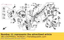 Here you can order the horn comp from Honda, with part number 38110GFM903: