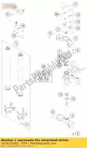 ktm 14181O2601 fork semi-active adventure 15 - Bottom side