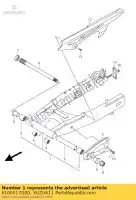 6100017G00, Suzuki, culo basculante suzuki sv 650 2003, Nuevo