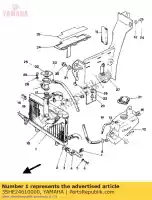 3SHE24610000, Yamaha, radiator assy yamaha tdr 125, New