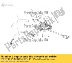 Aprilia 898260, Brandstofpomp cpl., OEM: Aprilia 898260