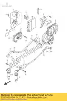 3283022H00, Suzuki, soporte, pie recto suzuki c vlr 1800 2008 2009 2010 2011, Nuevo