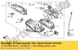 Here you can order the speedometer comp. From Honda, with part number 37205KS4621: