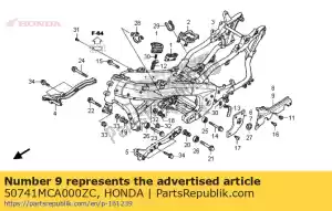 Honda 50741MCA000ZC cover,l p*nha86m* - Bottom side