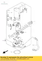 1511235F00, Suzuki, holder,fuel pum suzuki gsx gsx r 600 750 1000 1300 2000 2001, New