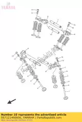 Ici, vous pouvez commander le arbre, culbuteur auprès de Yamaha , avec le numéro de pièce 5S7121460000: