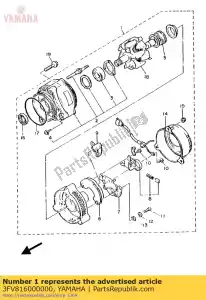 Yamaha 3FV816000000 a.c. generator - Onderkant