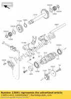 130911443, Kawasaki, support, interrupteur neutre kawasaki klf300 4x4 300 , Nouveau