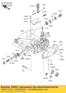 kawasaki 330010152 bras-comp-swing kvf650d8f - La partie au fond