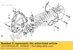 Ici, vous pouvez commander le guide, l. Rr. Couverture auprès de Honda , avec le numéro de pièce 32153MGSD30: