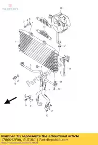 suzuki 1780042F00 fan assy, ??olie co - Onderkant